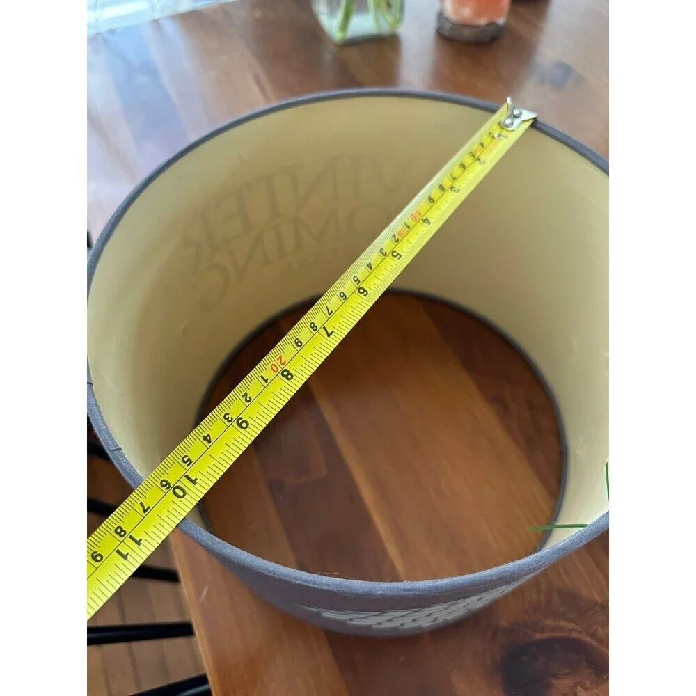 Game of Thrones “Winter is Coming” House Stark Lampshade - Gray - 12” Diameter